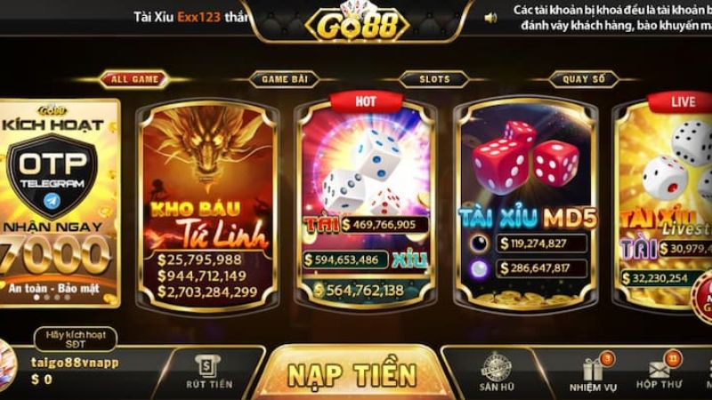 tải game tài xỉu go88